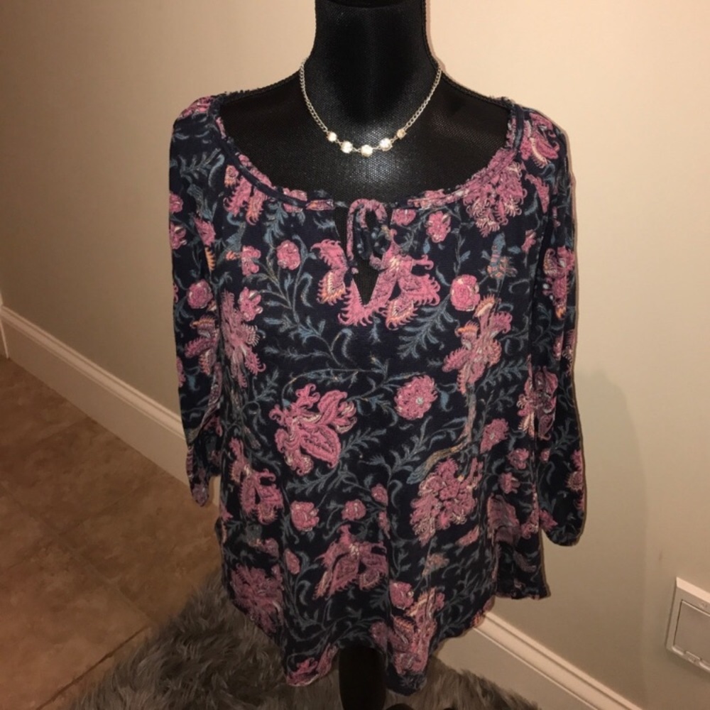 Lucky Brand Floral Top - Large